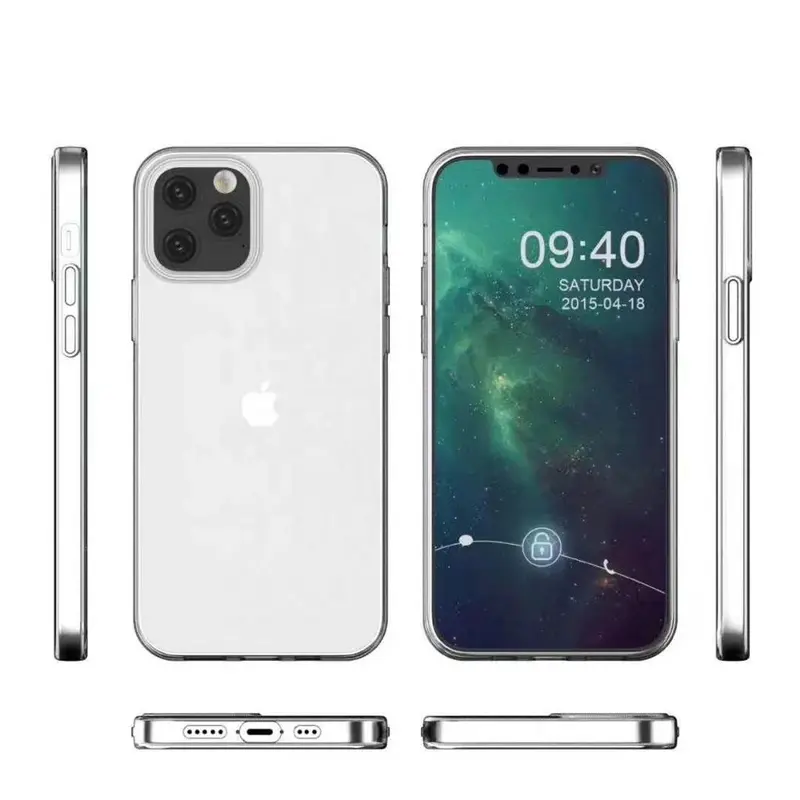 Case bening ip X - 13 Pro Max Clear Case Casing Transparan 3