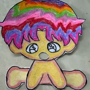 Mainan Anak Karakter Lucu dengan Rambut Warna-warni dan Ekspresi Menggemaskan untuk Koleksi dan Mainan Edukatif SEO Words..lucu