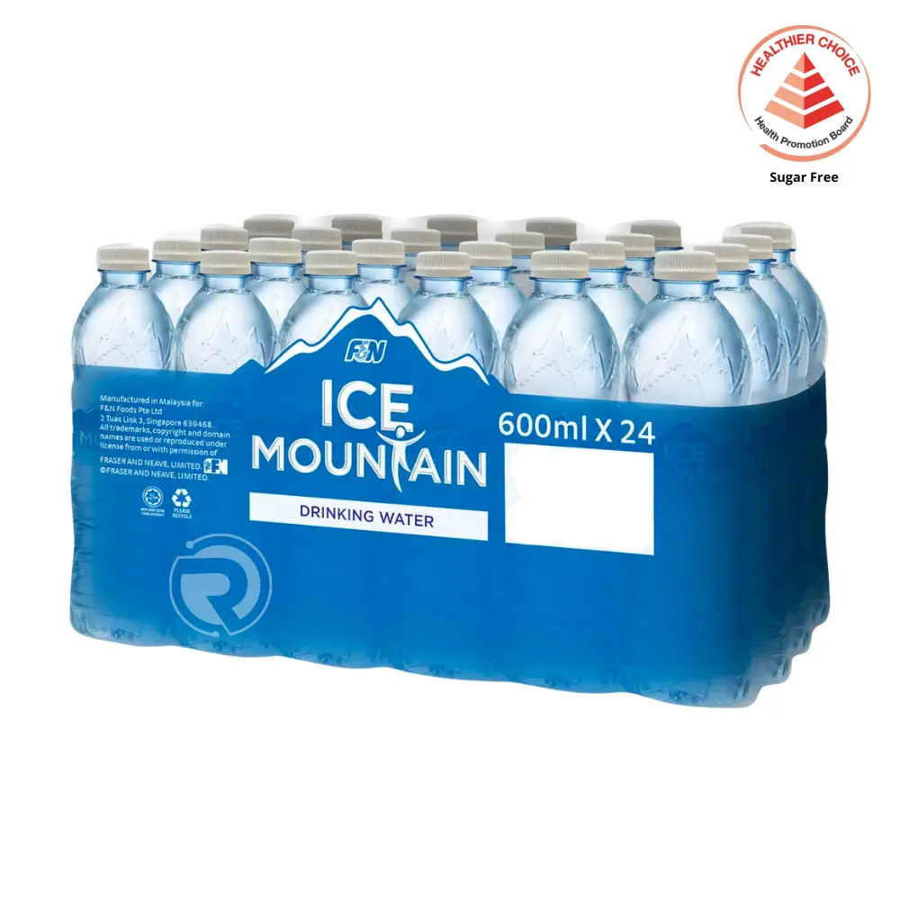 Ice Mountain Pure Drinking Water (600ml x 24 Bottles)