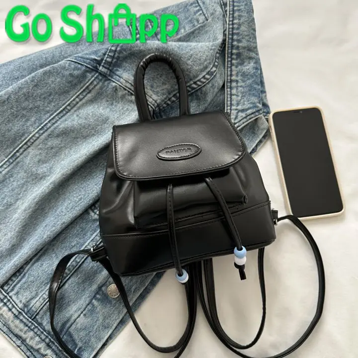 Tas Ransel Kulit Mini Wanita Viral Tas Backpack Lucu Korean Style Aesthetic Kekinian Terbaru BK25 5