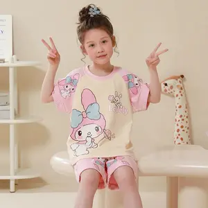 Setelan Baju Anak Cewek Kimono Model Baru Motif Lucu Unik 1 Set Sama Celana Murah Fashion Anak dengan Desain Imut dan Nyaman