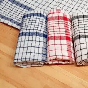 Serbet lap dapur kotak dan serbet handuk serbaguna 45x45 50x50 55x55