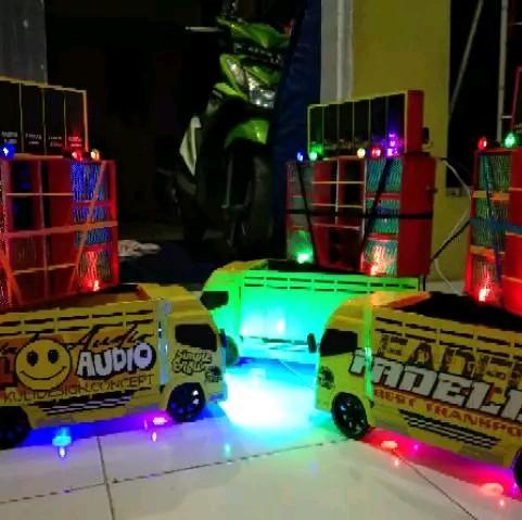 Kanov1234 Miniatur truk dan sound bluetooth 2