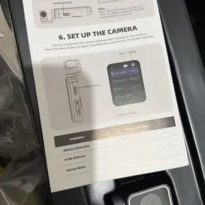 【K-POCKET】Kamera Pocket 4K Ultra HD dengan Gimbal Putar 330°, Fotografi, Filter Kreatif, Video Pendek Zoom Digital 18X, Sensor 16MP, 31 Filter Kreatif untuk Travel & Vlogger Luar Ruangan