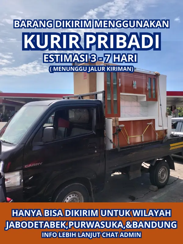 Lemari Rak Sayur Duco | Rak Piring | Rak Dapur Minimalis 2 Pintu 1