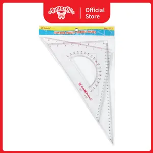 Penggaris Segitiga J-12 – Matematika Sekolah SD SMP SMA