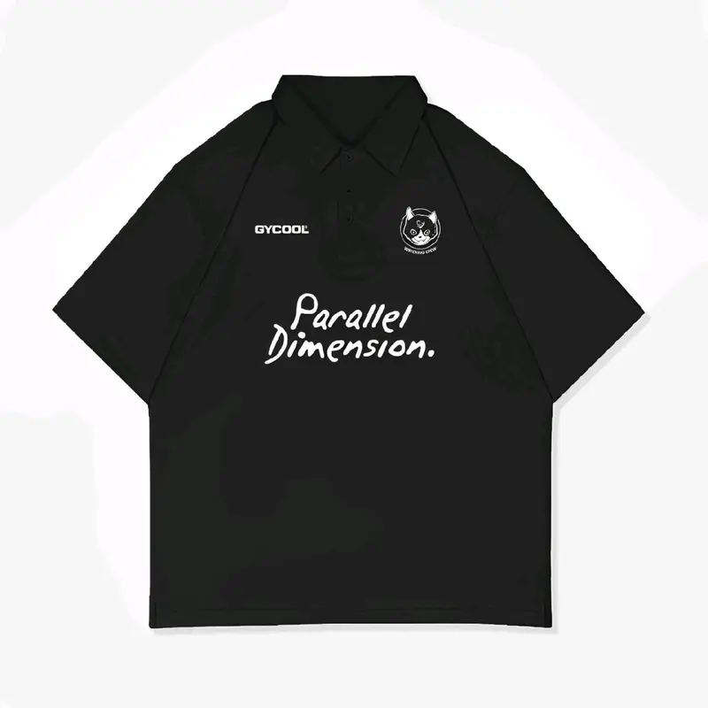 T-shirt Polo Oversize Dimension  | Always | Kaos Polo Shirt | Lengan Pendek | Pria Wanita Unisex |Kaos Polos Berkerah | Katun | Gycool Distro Casual 4