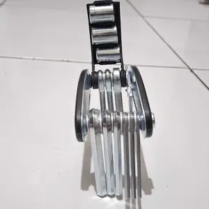 16in1 Kunci Shock Lipat mini Set Kunci Sepeda motor 16 Tools 16in1 Kunci 8 9 10 ring pas L Obeng