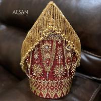 Gambar Aesan -  Sortopi Payet Super Premium Exclusive Songket Tenun Asli Full Mata Berlian Batak Toba - Songket Depan Belakang dari Aesan Pengantin Kota Palembang 5 Tokopedia