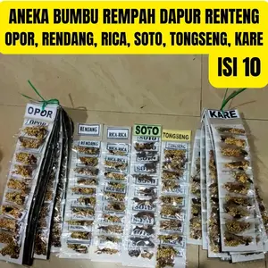 Aneka Bumbu Rempah Dapur Renteng Soto Rendang Opor Kare Rica Riaca Tongseng