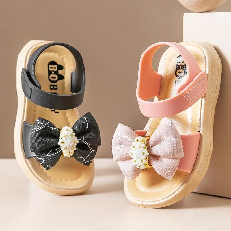 Selipar musim panas puteri untuk kanak-kanak, sandal dan selipar untuk kanak-kanak lelaki dan perempuan, kartun, tidak licin, tapak lembut, sandal pantai bayi, borong, koleksi baru Shoes Cat bajudenimbabygirl
