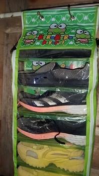 Product Review of HSO RAK SEPATU 9 susun Resleting- Rak Sepatu Gantung Penyimpanan from B**3 0