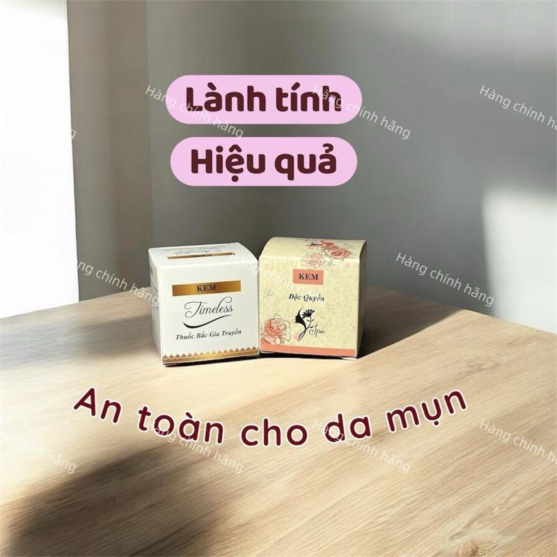   Lọ 10g  Kem trị mụn trị thâm Spa - Trị mụn Timeless lọ nhỏ 10g 