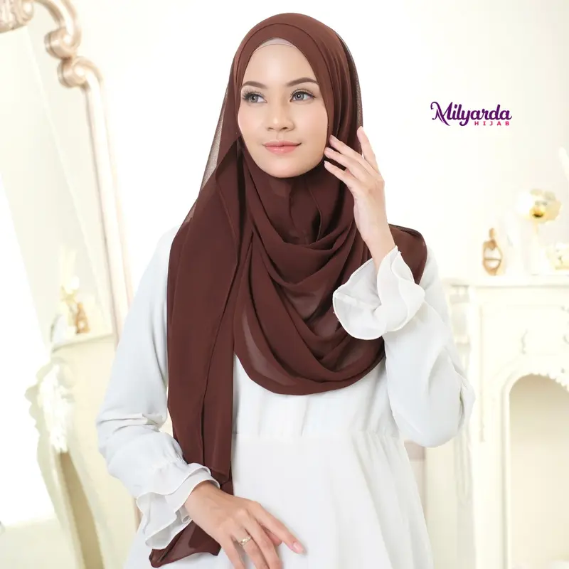 Milyarda Hijab Instan Taqiya Simple Daily Kerudung Panjang Muslim Hijab Langsung Slup 1