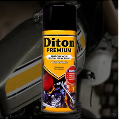PILOK PILOX PYLOX DITON PREMIUM Cat Semprot Standard 400cc - Black 9109 Paint