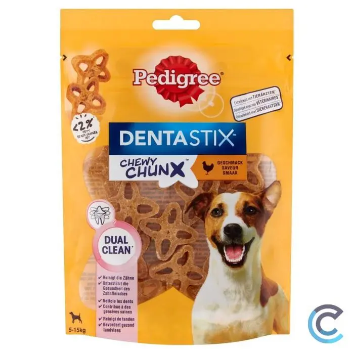 Pedigree Dentastix Chewy Chunx Mini 68GR Snack Dental Gigit Anjing