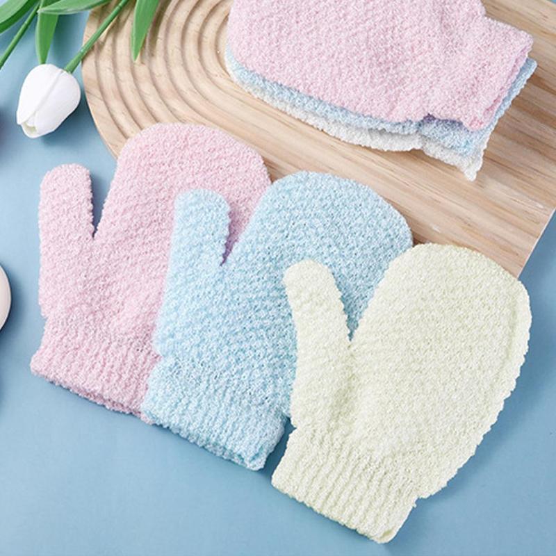Product Introduction of Coarse Sand Bathing Gloves Bath Adults Kids Clean Body Textured Makes Highly Skin Surface A6G2 38
