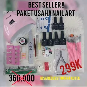 Paket Usaha Nail Art 299k - Alat dan Bahan Lengkap untuk Nail Art