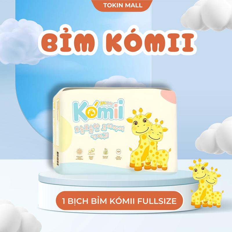 Bỉm KOMII Fullsize Hàn Quốc Cao Cấp - Siêu Thấm Hút, Chống Tràn, Khô Thoáng 12H…