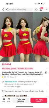 Product Review of [Nhiều mẫu] Áo Thể Thao Nữ Bra Croptop Áo Cờ Đỏ Sao Vàng Việt Nam Thun Lạnh Cao Cấp Chạy Bộ Sport Tập Gym Tập Thể Dục Yoga from t**9 0
