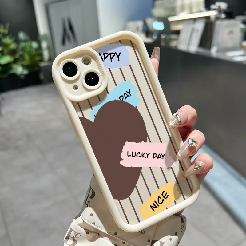 Casing Hp Untuk Samsung Galaxy A06 A05 A05s M05 F05 Case Kartun Hati Lucu Casing ponsel silikon lembut kasing  Anti guncangan Cesing pelindung lensa Penutup Softcase Kesing 3