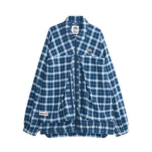 แจ็คเก็ตตาหมากรุก, HEA, โพลีเอสเตอร์ 100%, Unisex, พลัสไซส์พอดี, สไตล์สตรีทแวร์, ขายดีที่สุด, หลวม, มาใหม่, เหมาะสำหรับกีฬา