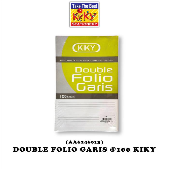 Gambar KIKY Kertas Double Folio Garis (DFG) 100 lembar dari Kiky Stationery Kota Administrasi Jakarta Barat Tokopedia