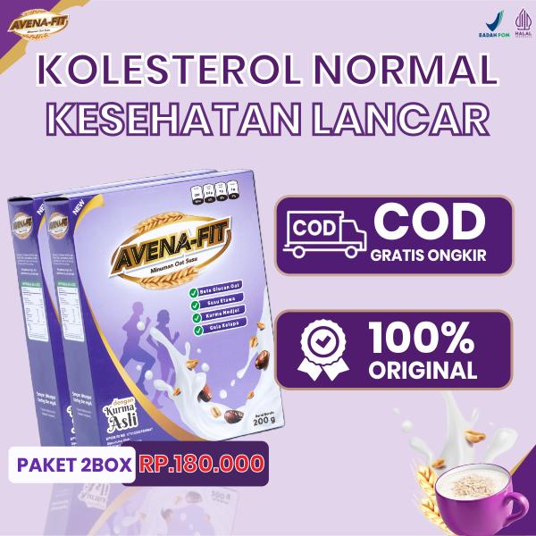 Avenafit - 2 Box Sereal Oatmeal Susu Kurma | BPOM & Halal MUI [ BISA COD ] 0
