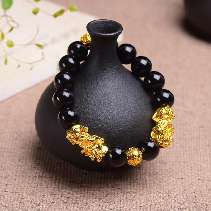 【A】Biden Gelang Mewah Pria YNBK060-Black 2