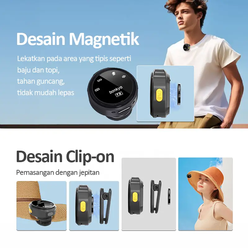 MUsix Q8 wireless clip-on microphone microphone dual microphone wireless microphone hp lavalier microphone plug and play 8