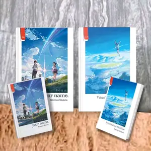Best Seller Buku Novel YOUR NAME & WEATHERING WITH YOU Oleh Shinkai Makoto Edisi Terbaru Dengan Cover Menarik