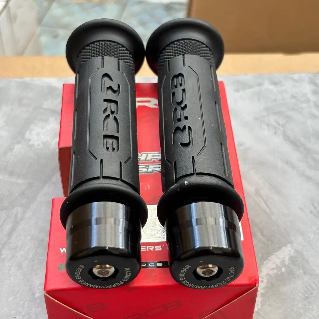 RCB ORIGINAL HG77 Handgrip RCB + Jalu Stang CNC Anti Karat | Anti Licin | Universal Motor | Paket Hemat ORIGINAL 100%