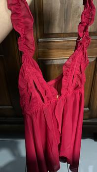 Product Review of Luckymm Dress Sleepwear Bahan Nilon Premium 227 from s**i 1