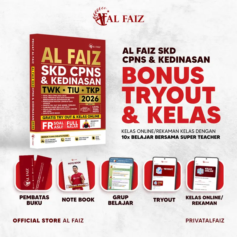 Buku AL FAIZ SKD CPNS dan KEDINASAN 2026