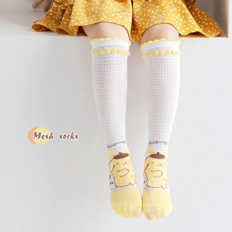Twinkle Margie Kaos Kaki Panjang Anak Kaos Kaki Selutut Sanrio Kuromi Melody Cinnamorol Fashion 6
