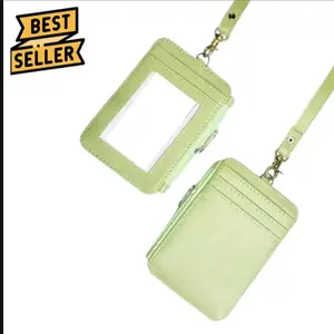 Layard ID card resleting bahan kulit PU gaya kekinian ID Card NEW trendy