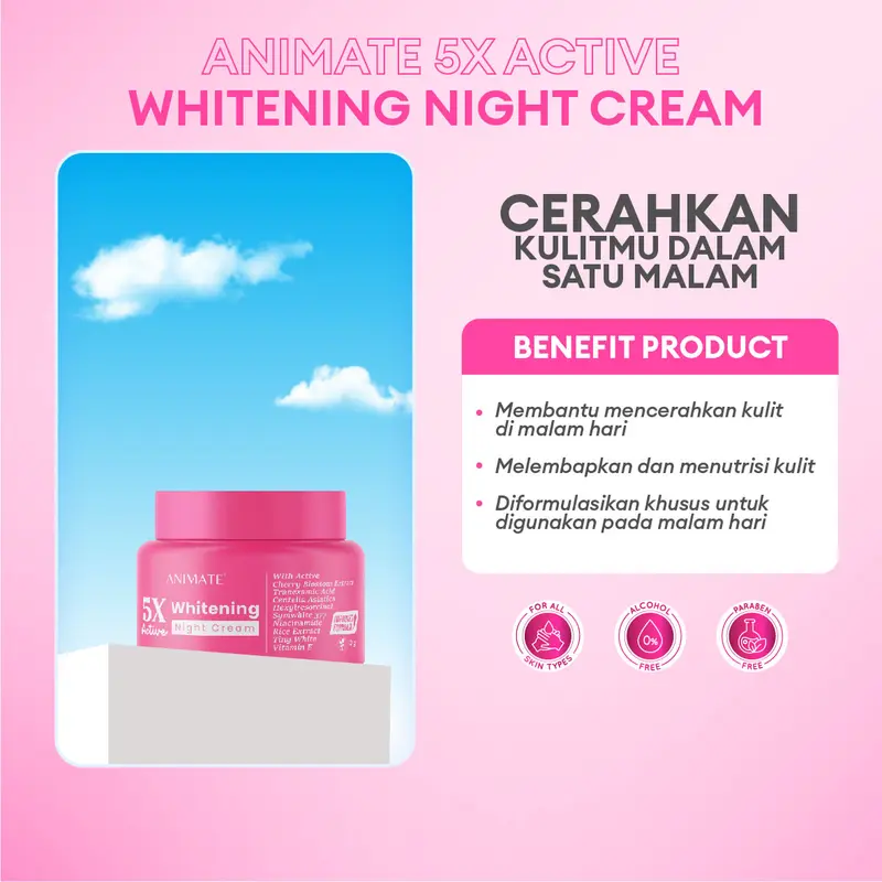 Animate 5x Active Whitening Series 5in1 5
