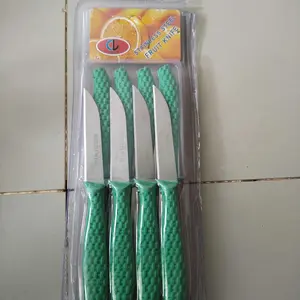 Pisau Buah Motif Ikan Set Mini Isi 12pc Stainless Steel Serbaguna / Pisau Ukir Multifungsi