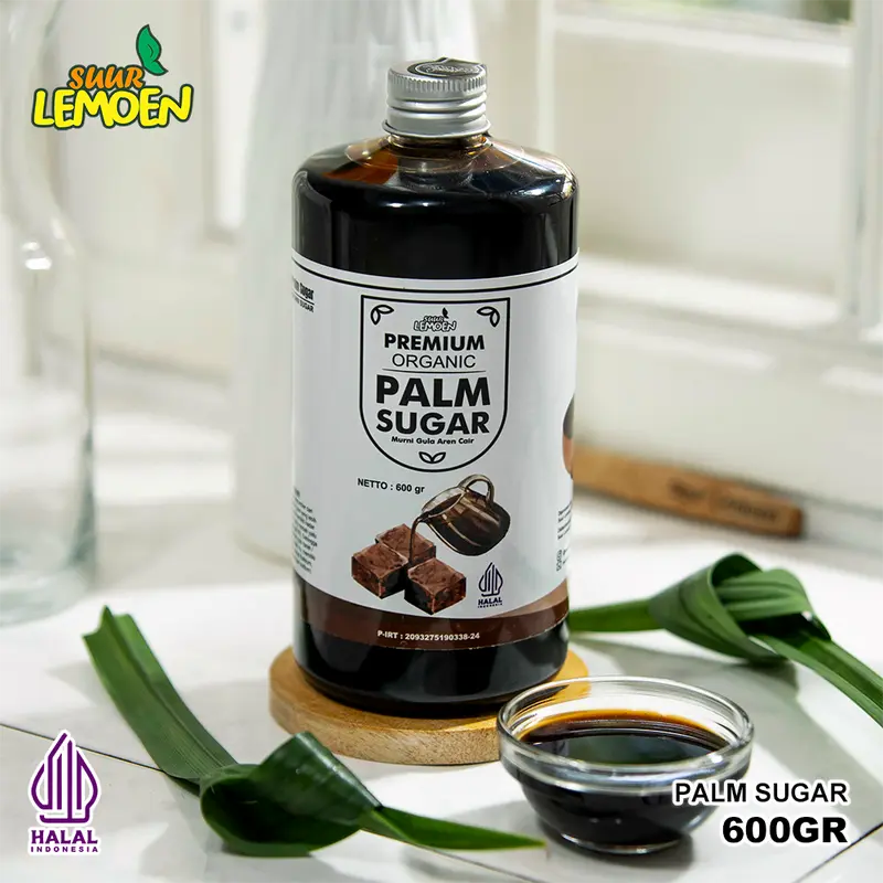SUUR LEMOEN Liquid Palm Sugar Organic 600 gram Gula Aren Cair Brown Sugar Cair 0
