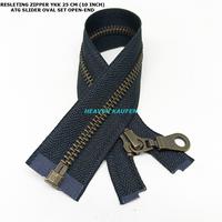 Gambar Resleting Zipper Risleting YKK 25 cm Atau 10 inch ATG Bakar Slider Oval Model Set Open End Buka Lepas Harga Per Pc dari Heaven Kaufen Kota Malang 3 Tokopedia