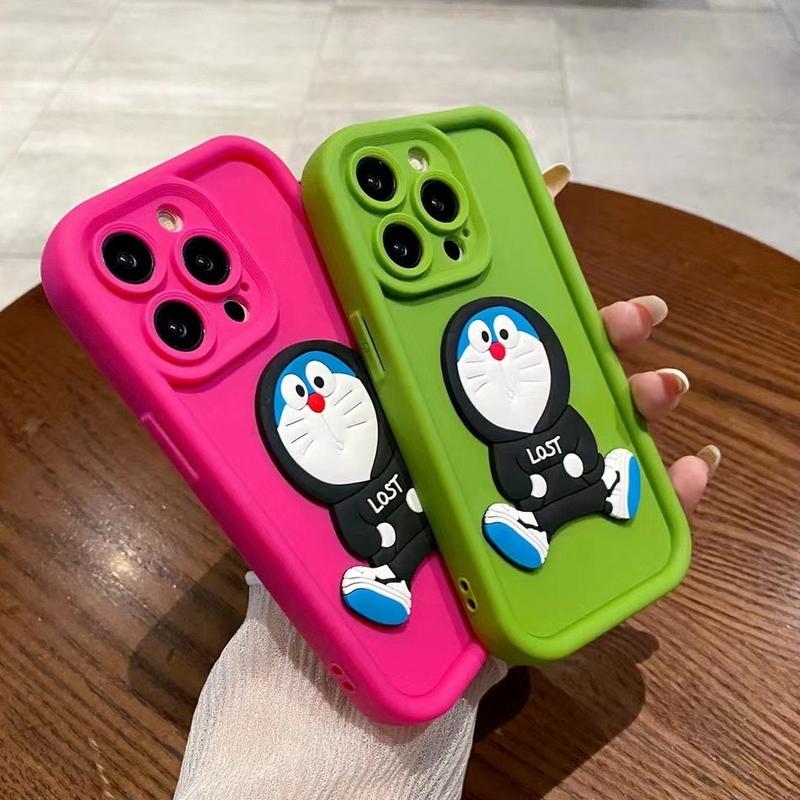Product Introduction of Cartoon Doraemen  Phone Case for IPhone 11 15 14 13 12 Pro Max 6 6S 7 8 Plus XR XS MAX X Se2020 Case Soft Liquid Silicone Shockproof Protector Cute 3D Cover 20