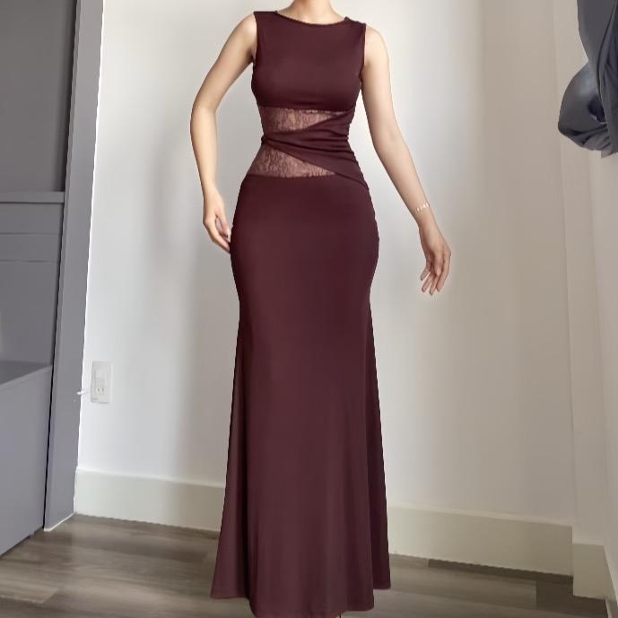 Đầm body nữ đi tiệc thiết kế xoắn eo phối ren hoa sang chảnh Lolystore dress women HL80