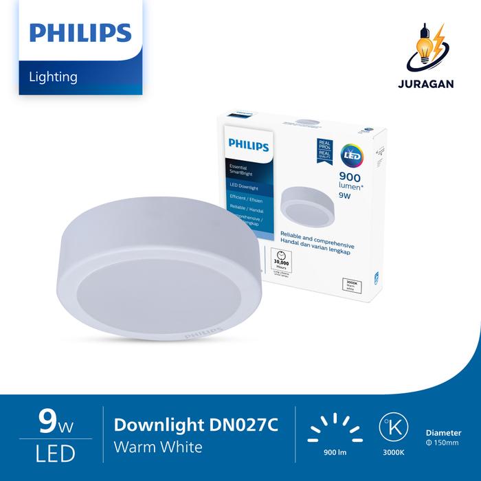 Jual Lampu Downlight LED Philips DN027C G3 9W Panel Outbow - Cahaya ...