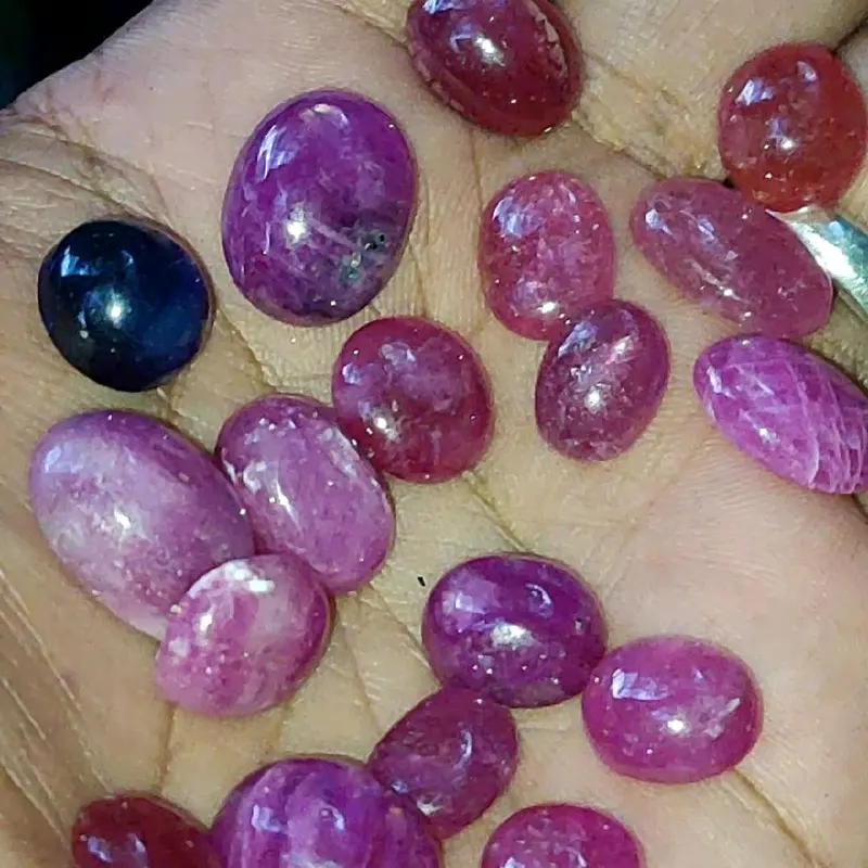 Batu Permata Merah Ruby untuk Perhiasan Cincin 3