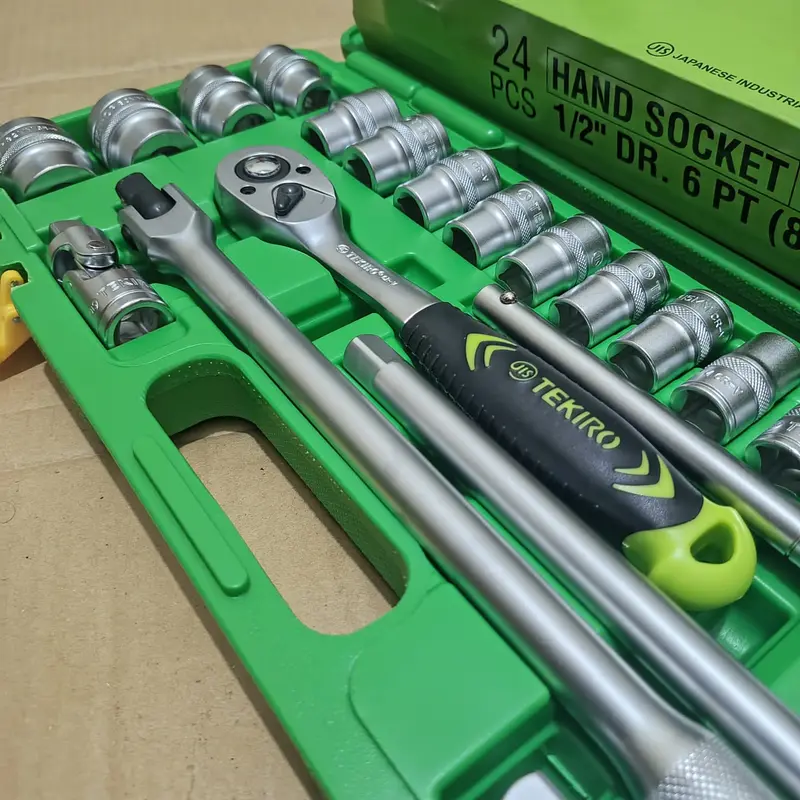 Kunci Sok Set 6 Pt Isi 24 Pcs 8 - 32Mm Tekiro Spt Multipurpose Combination Socket Wrench Set 2