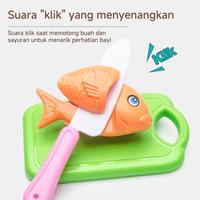 Gambar Set Mainan Dapur Simulasi, Set Memotong Buah, Permainan Memotong, Permainan Memotong Pizza Besar, Set 75 Buah dari YUNLEO.TOY Kota Bekasi 3 Tokopedia