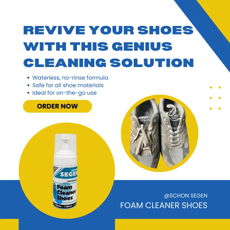 Pembersih Sepatu Tanpa Air - SHCON SEGEN Foam Cleaner Shoes 2