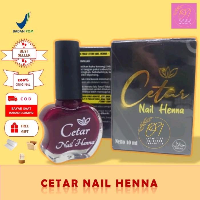 CETAR NAIL HENA KUTEK MUSLIMAH HALAL BISA BUAT SHOLAT 1