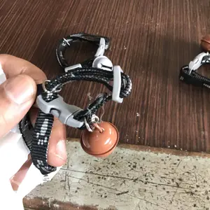 kalung kucing premium motif kaki lonceng 22mm ufo