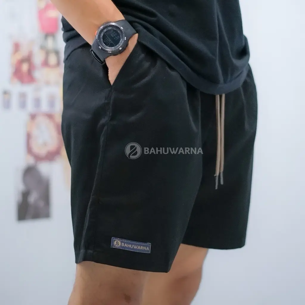 90ribu 5pcs celana pendek broadshot distro dewasa santai murah pria wanita casual sport nyaman karet tali sku22